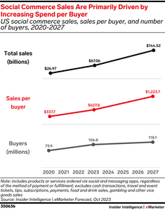 behavior of the product in business plan social commerce sales