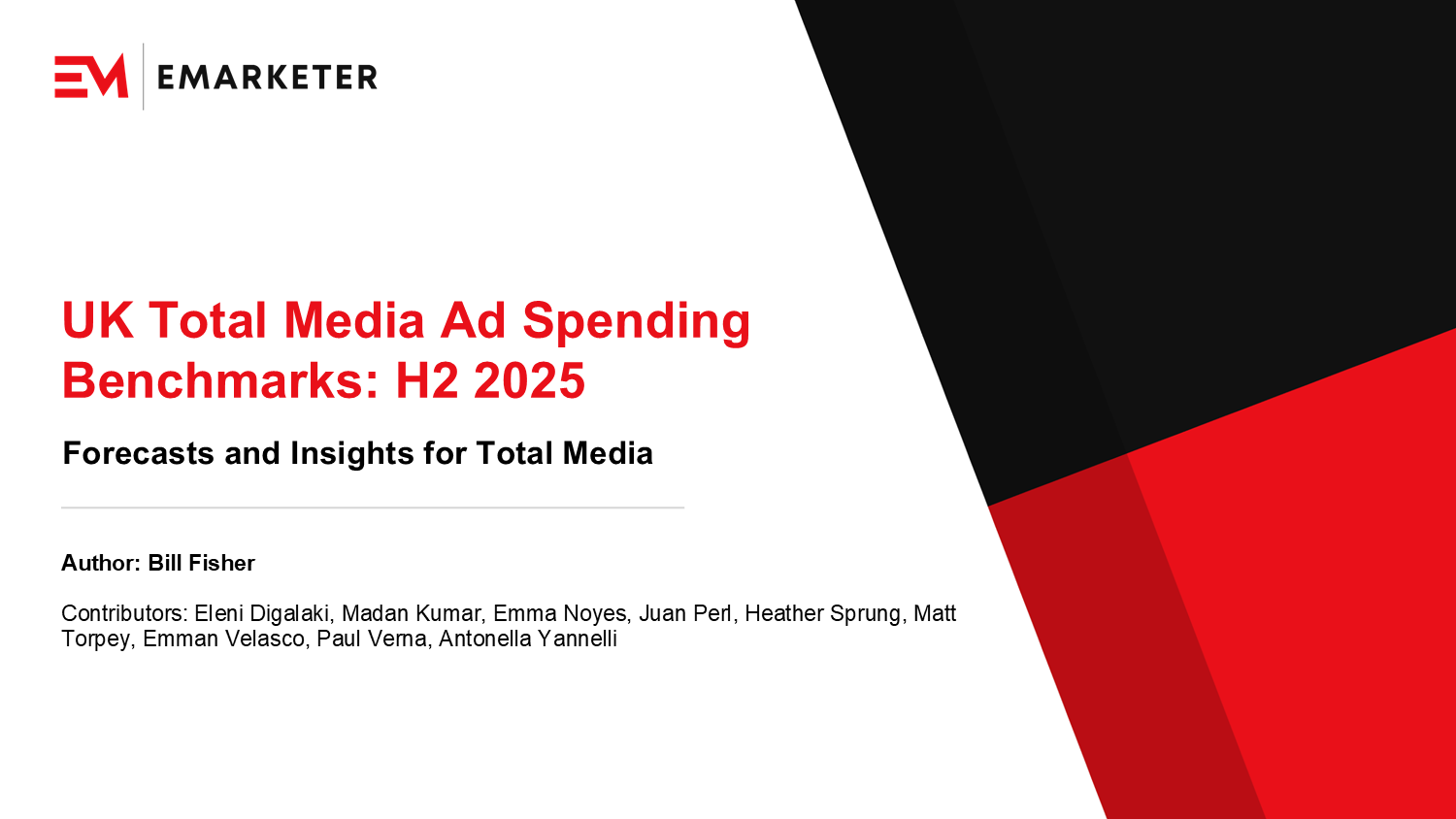 UK Total Media Ad Spending Benchmarks: H2 2025