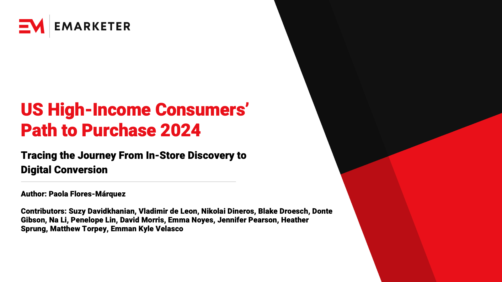 US High-Income Consumers’ Path to Purchase 2024