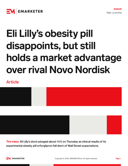 Eli Lilly maintains advantage over Novo after mixed Q2 earnings